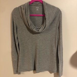 Gray Ana Cowl Neck Sweater
